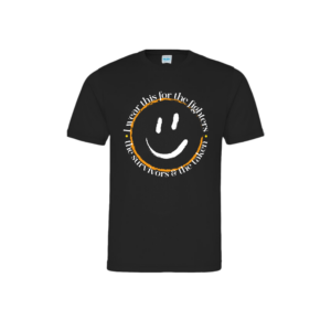 Smile2Support Black Sportshirt - Kids