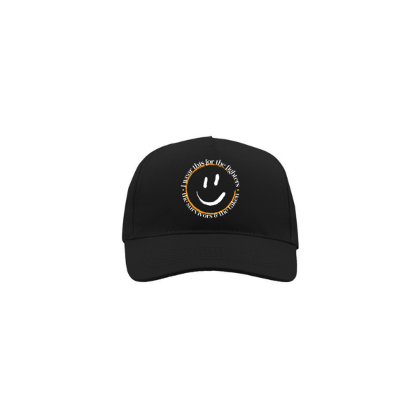 Smile2Support Black Cap - Kids