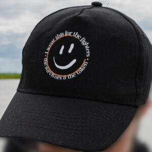 Smile2Support Black Cap - Adult