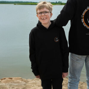 Smile2Support Black Hoodie - Kids