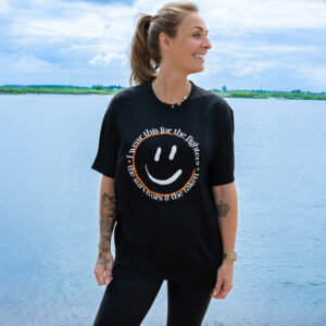 Smile2Support Black Sportshirt - Adult