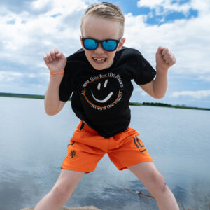 Smile2Support Black Sportshirt - Kids