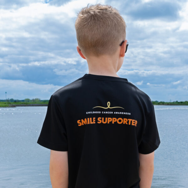 Smile2Support Black Sportshirt - Kids - Afbeelding 3