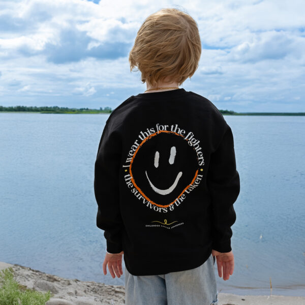 Smile2Support Black Sweater - Kids - Afbeelding 2