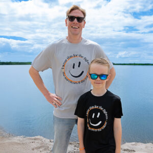 Smile2Support Heather Grey Sportshirt - Kids