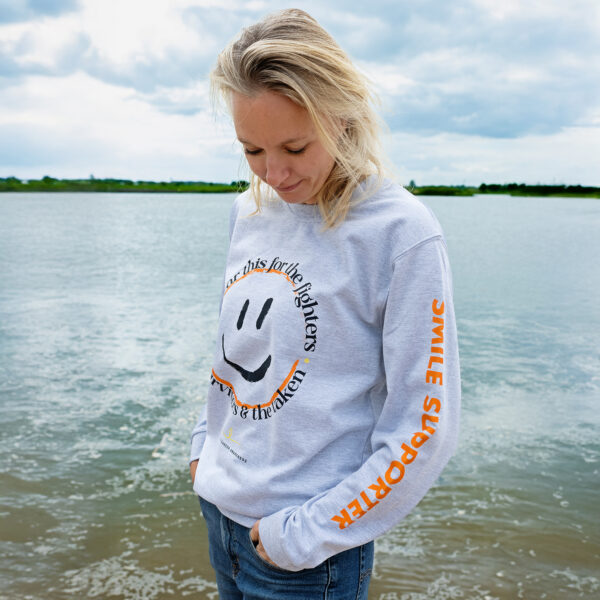 Smile2Support Oxford Grey Sweater - Adult - Afbeelding 2