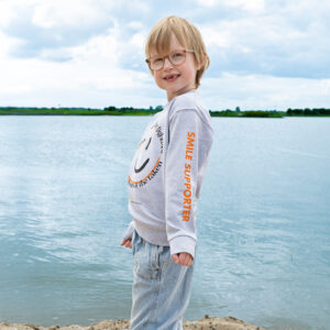 Smile2Support Oxford Grey Sweater - Kids