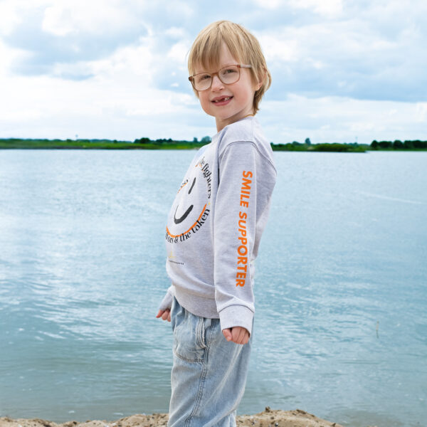Smile2Support Oxford Grey Sweater - Kids
