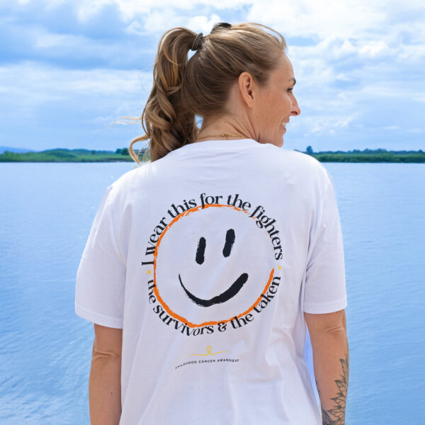 Smile2Support White T-shirt - Adult - Afbeelding 2