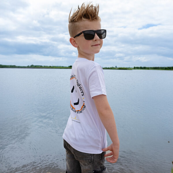 Smile2Support White T-shirt – Kids - Afbeelding 2